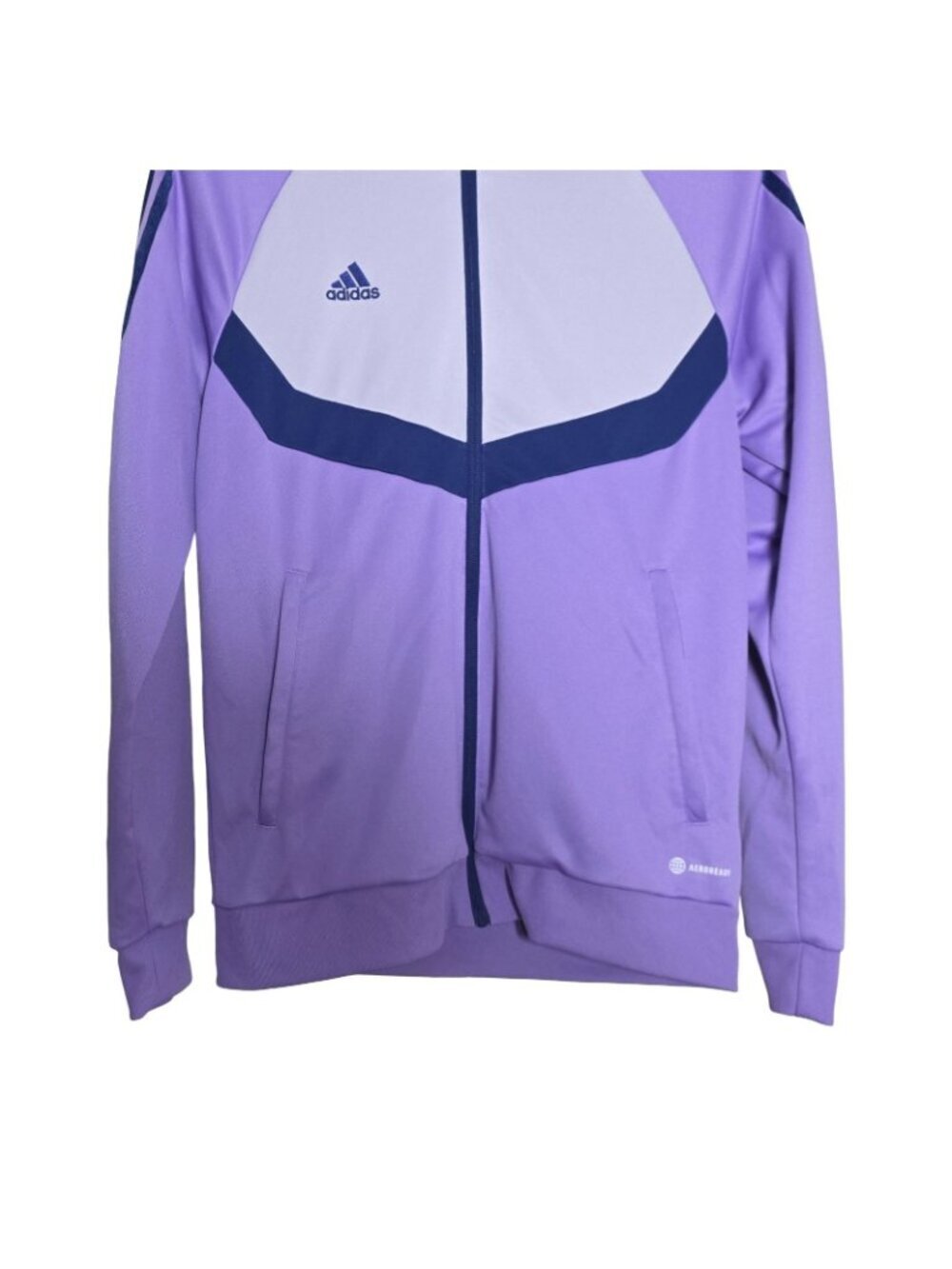 Men's - Adidas Tiro Purple Training Jacket, Size Small - Picture 4 of 7
